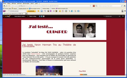 le blog de Sophie "j'ai testé Quimper"